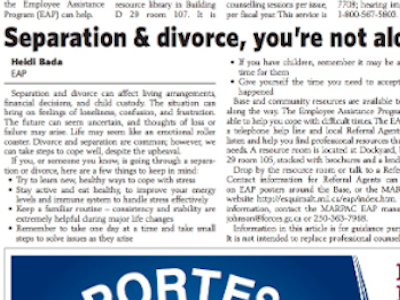 Divorce article by Heidi Bada